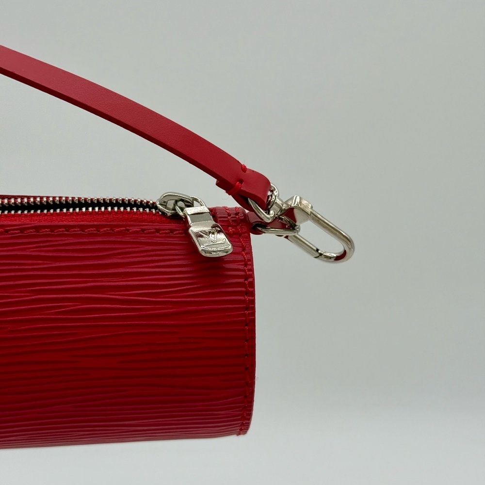 Louis Vuitton Castilian Red Epi Pochette - Picture 12 of 15